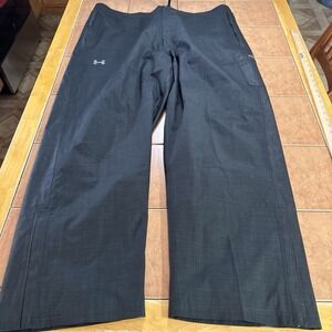 Under Armour Pants Men's Sz 3XL Black Waterproof‎ All Weather Training Cold Gear